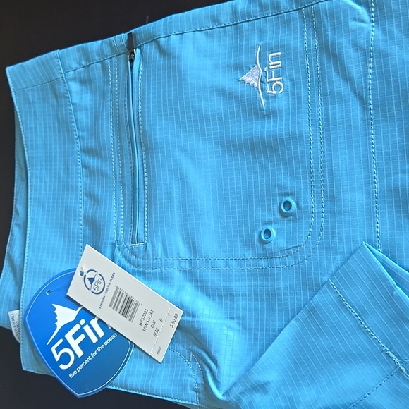 COPY - Aftco Womens 5 FIN microbyte fishing shorts - Picture 3 of 6